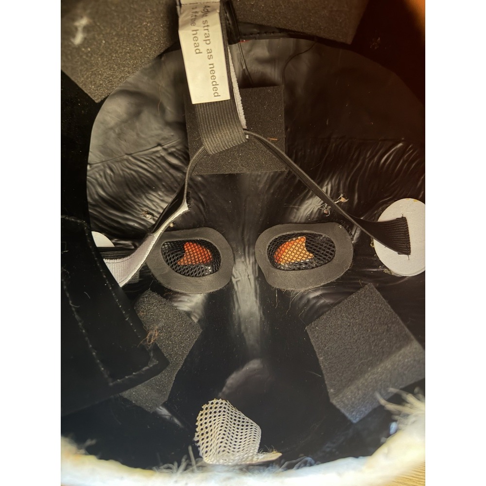 Fox Full Head Mask Faux Fur Plastic Adjustable Fit Adult Unisex Cosplay Costume - Picture 4 of 8